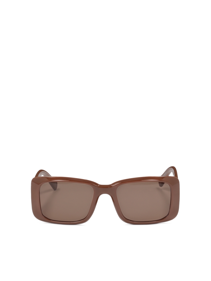Brown oblong sunglasses