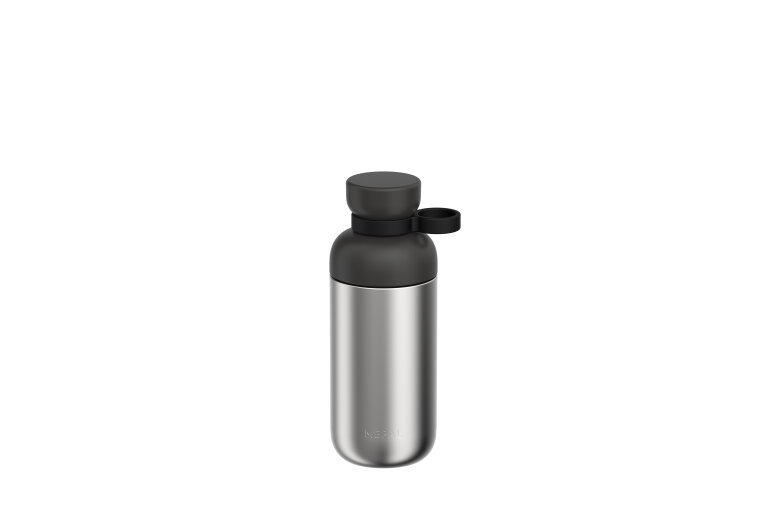 Mepal Vita RVS waterfles 500 ml &ndash; Nordic black