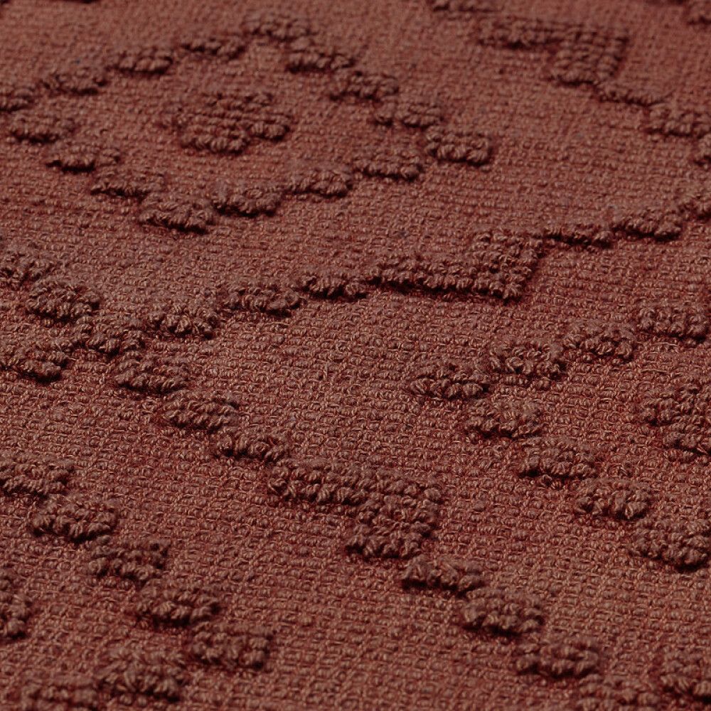 BADEMATTE SEALSKIN AZTEC 60X90CM MØRKEROSA
