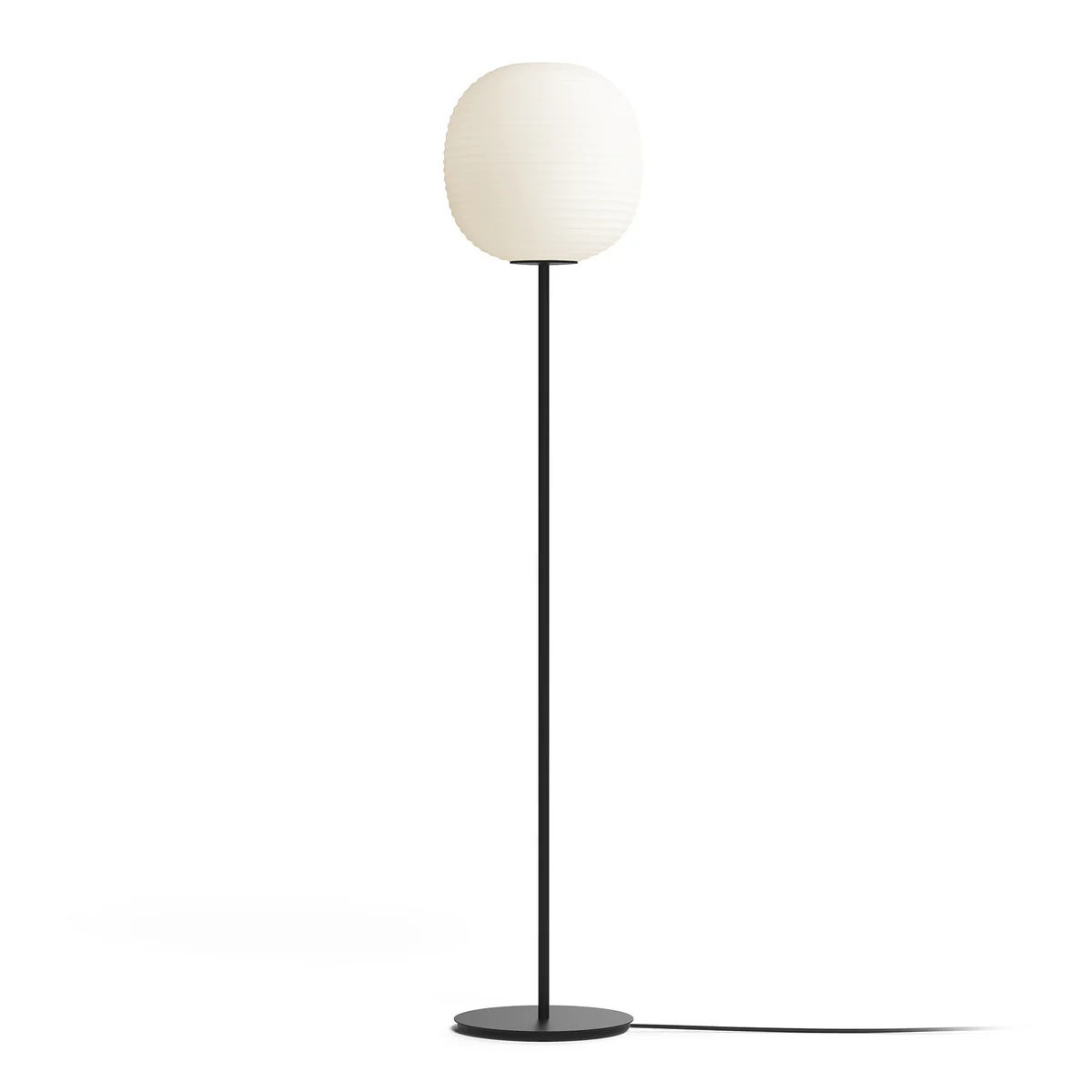 New Works - Lantern Stehleuchte, H 150 cm, Ø 30 cm, weiß / matt