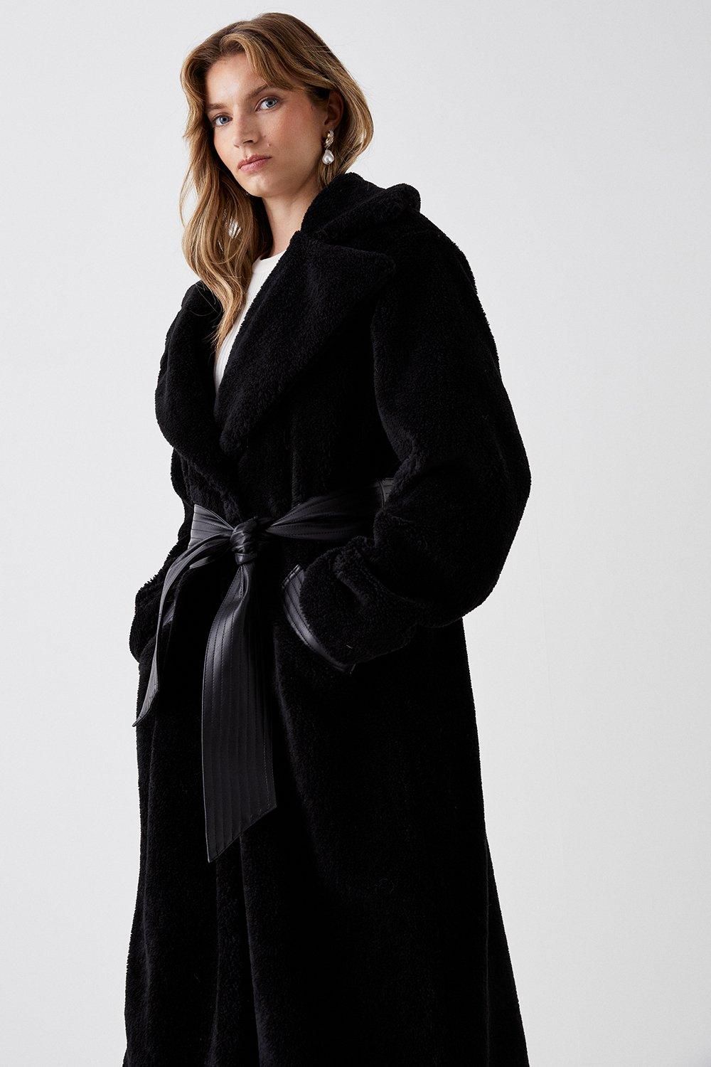 Coast Borg Belted Longline Coat