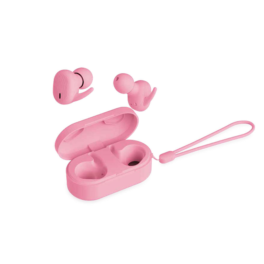 écouteurs bluetooth tactile rose Xpert