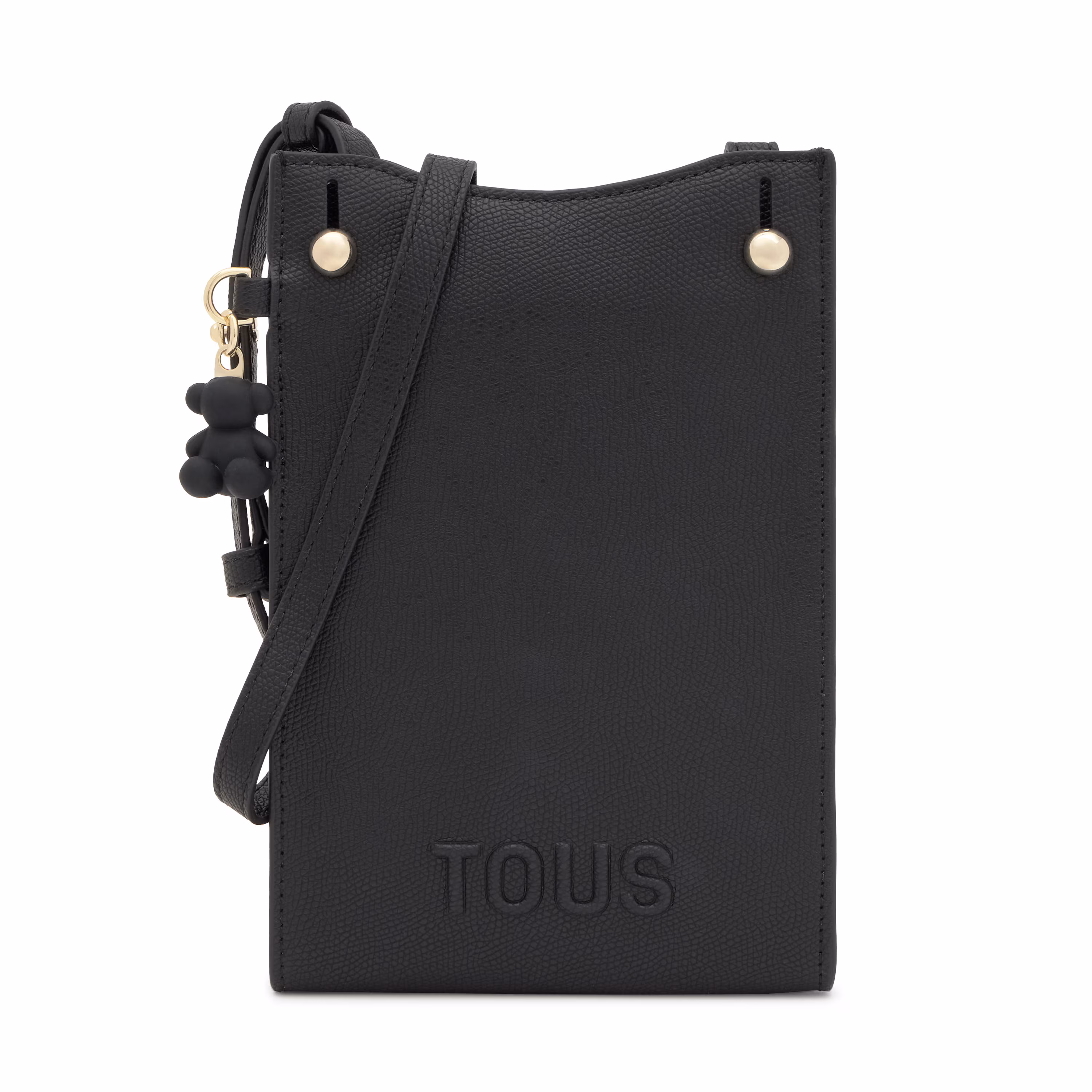 Funda de móvil colgante negro TOUS Back to basics