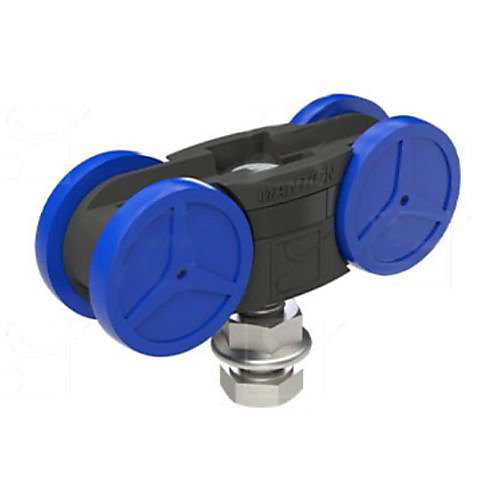 Monture trolley MANTION 13312/300 120 kg roues 28,3 mm