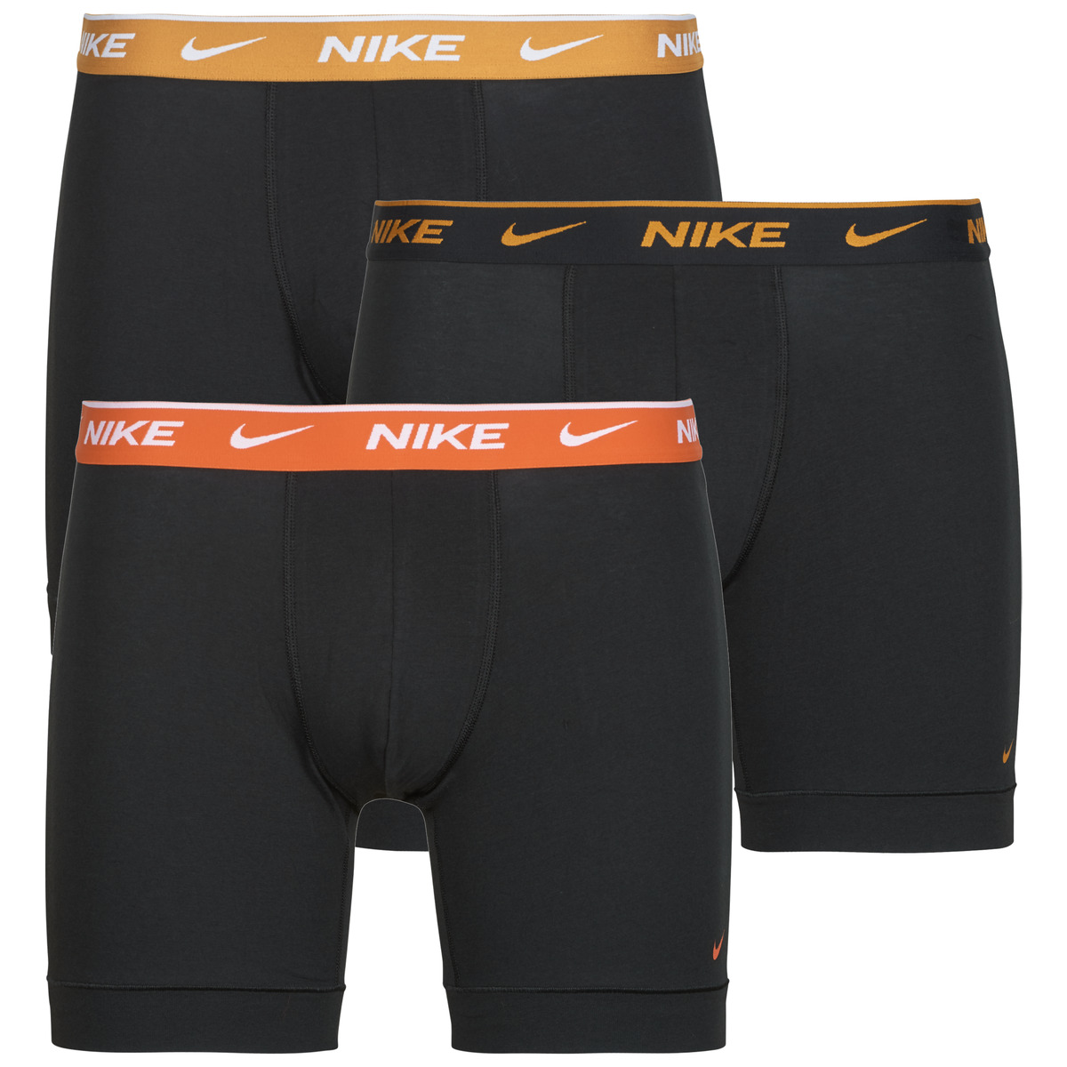 Nike - EDAY COTTON STRETCH BOXER BRIEF 3PK - Black