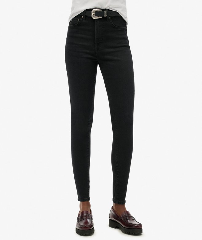 Organic Cotton High Rise Skinny Denim Jeans