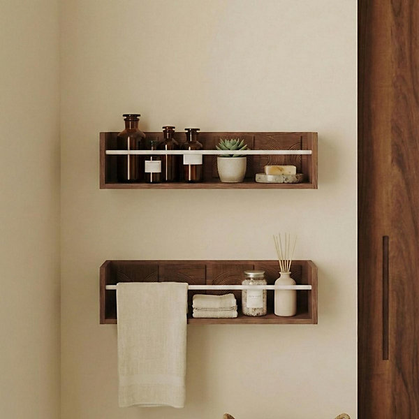 Etagère murale en bois 50cm, Myréa