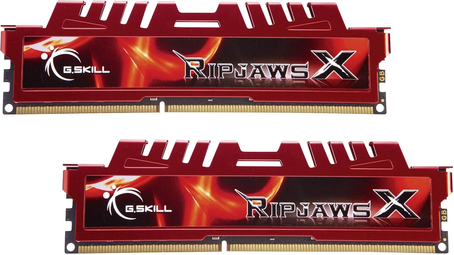 G.SKILL RipjawsX Series DDR3 RAM (XMP) 16GB (2x8GB) 1600MT/s CL10-10-10-30 1.50V Desktop Computer Memory U-DIMM (F3-12800CL10D-16GBXL)