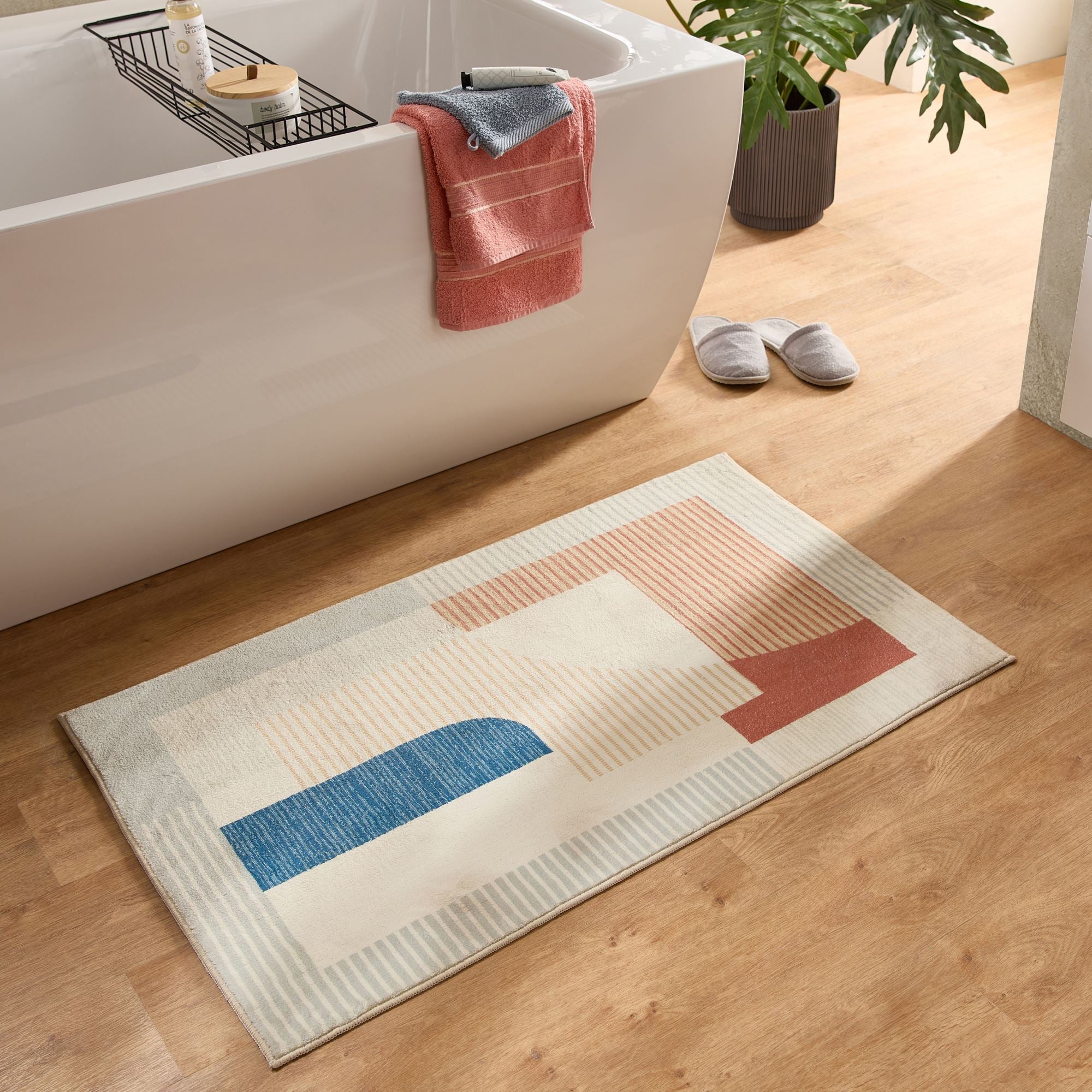 Gino Falcone Ariella Badmat 70 x 120 cm - Grijs