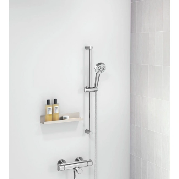 Duschsystem mit Thermostat, »HANSAPICO«, 3 Strahlarten, messingfarben