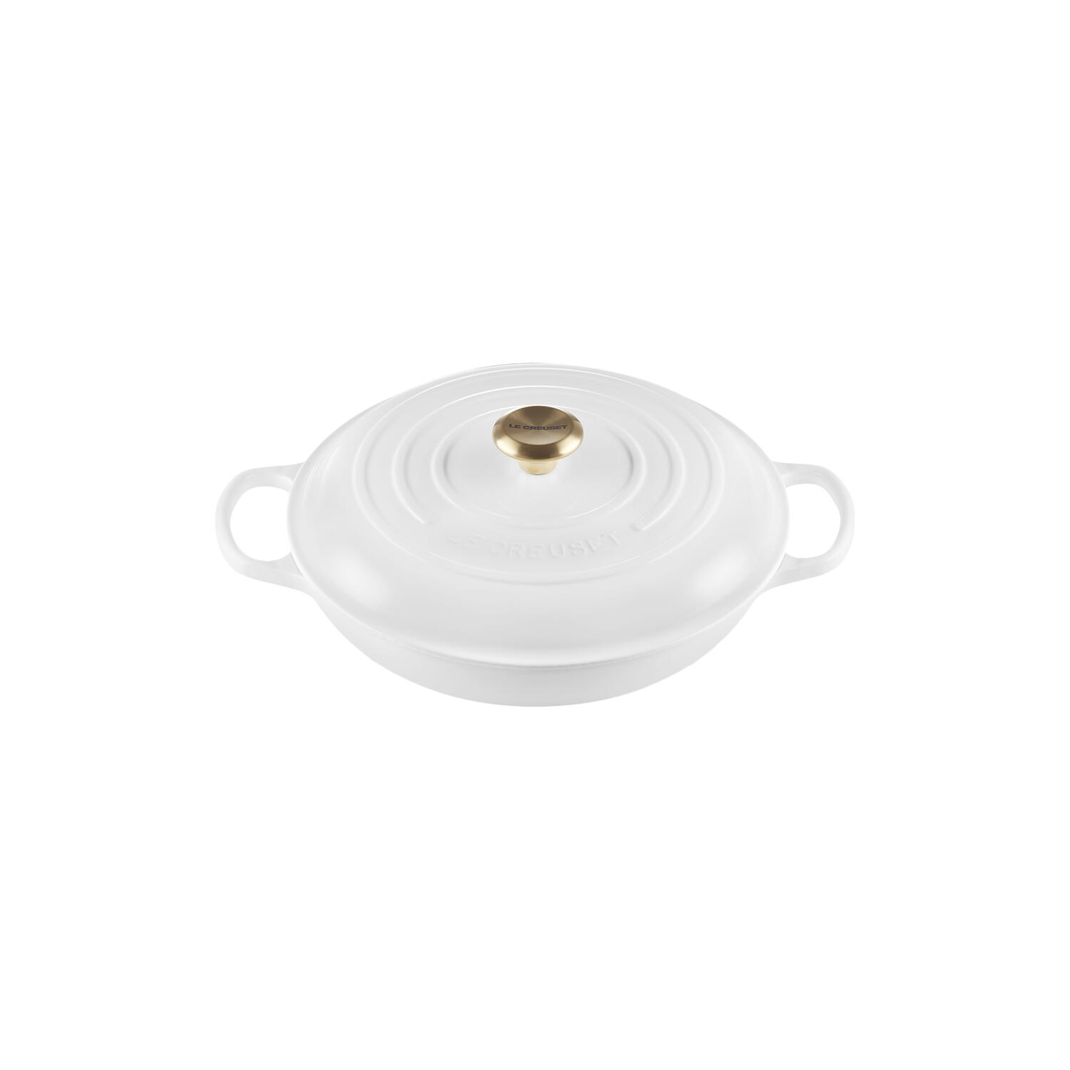 Signature støbejern buffetgryde 30 cm, white