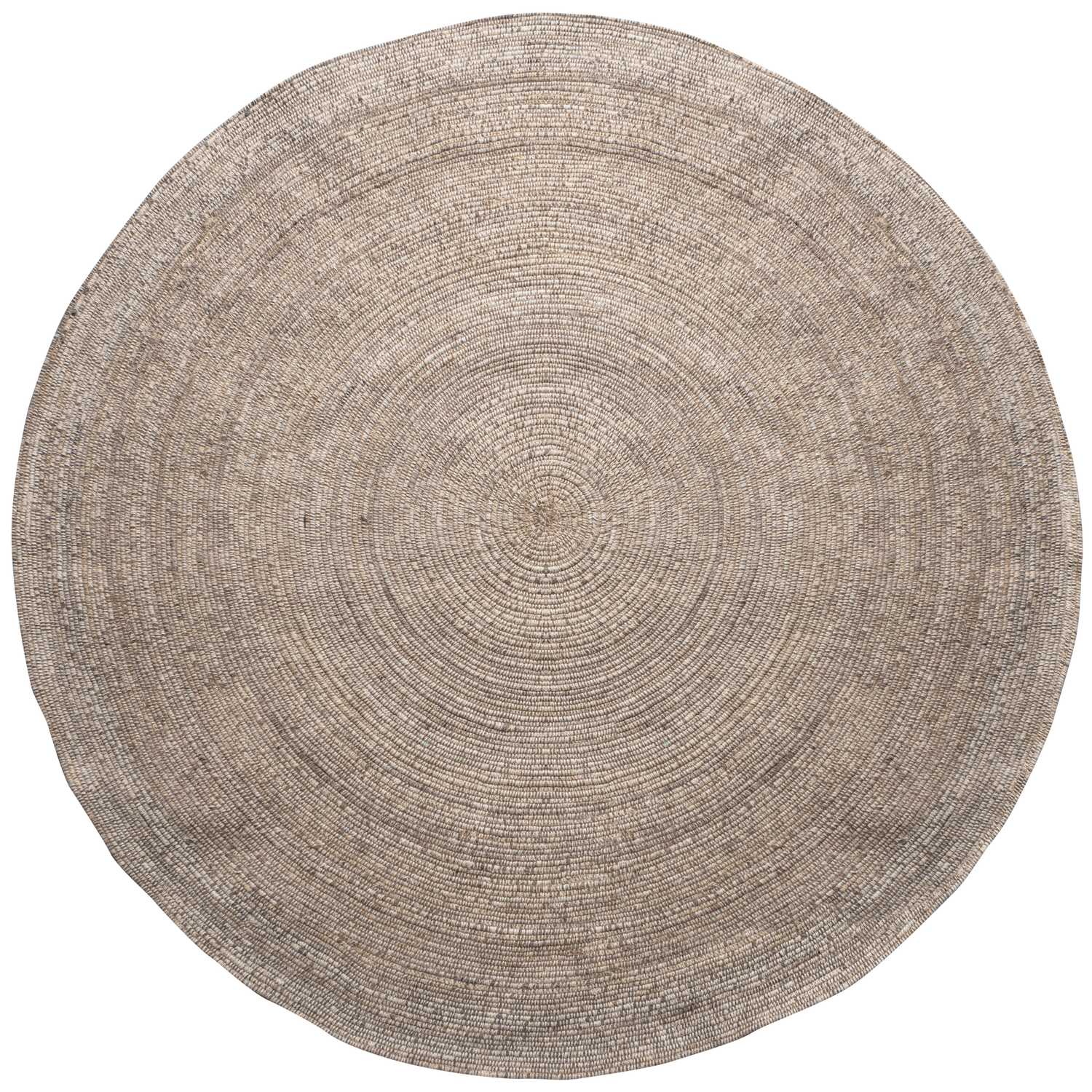 WOOOD Utopia Vloerkleed - Wol Katoen - Naturel - 1x200x200