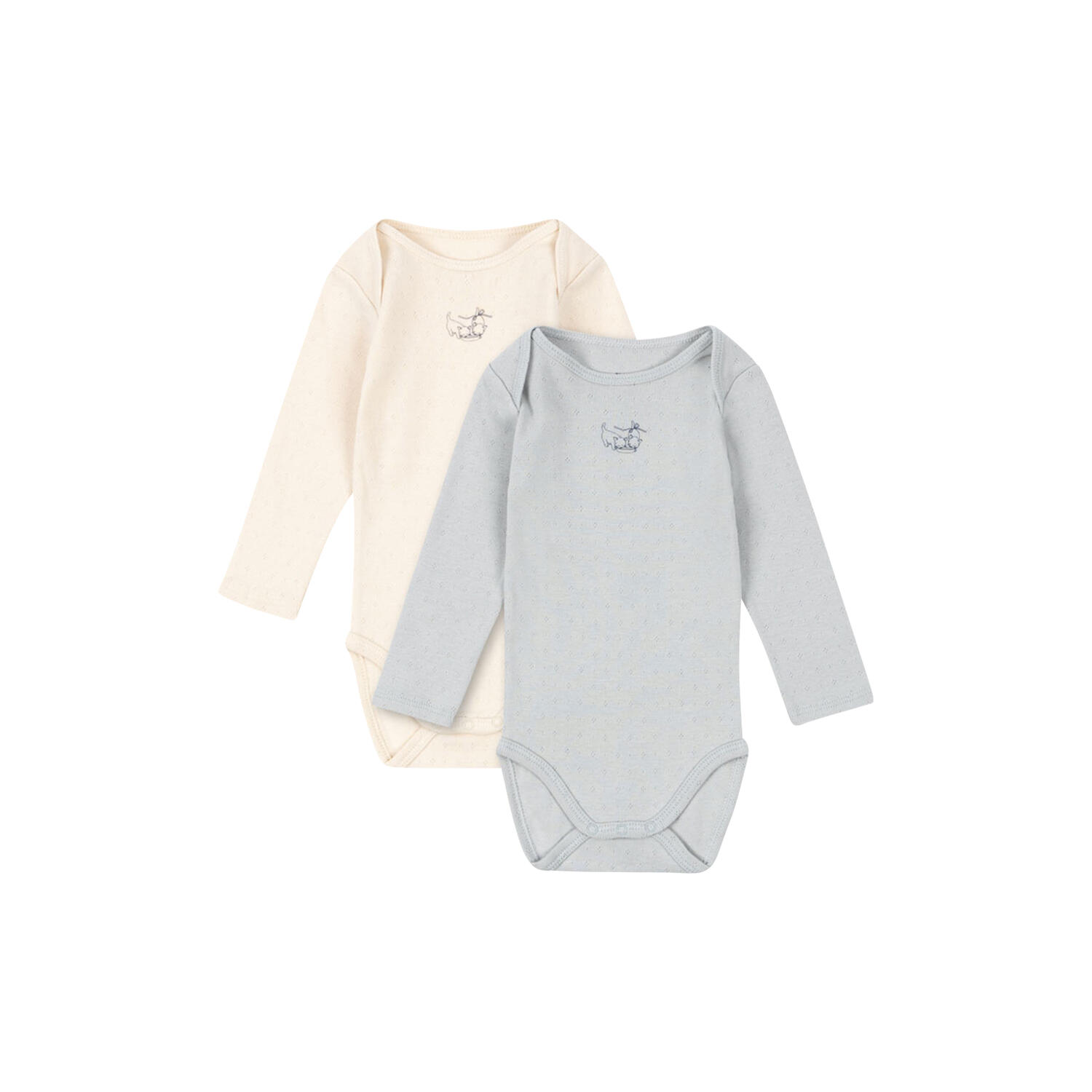 Perla 2 Pack LS Body, buttercream/pearl blue