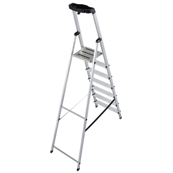 Stufen-Stehleiter »MONTO Safety«, 7 Sprossen, Aluminium