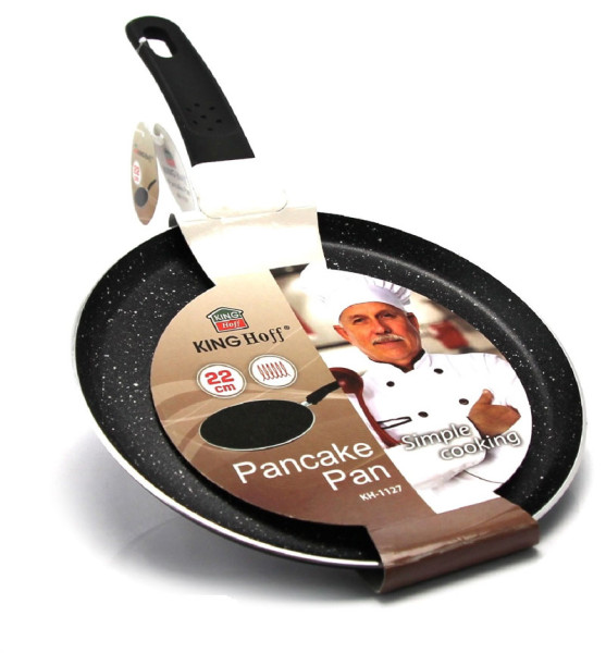 Patelnia do naleśników naleśnikowa 22cm indukcja KINGHOFF
