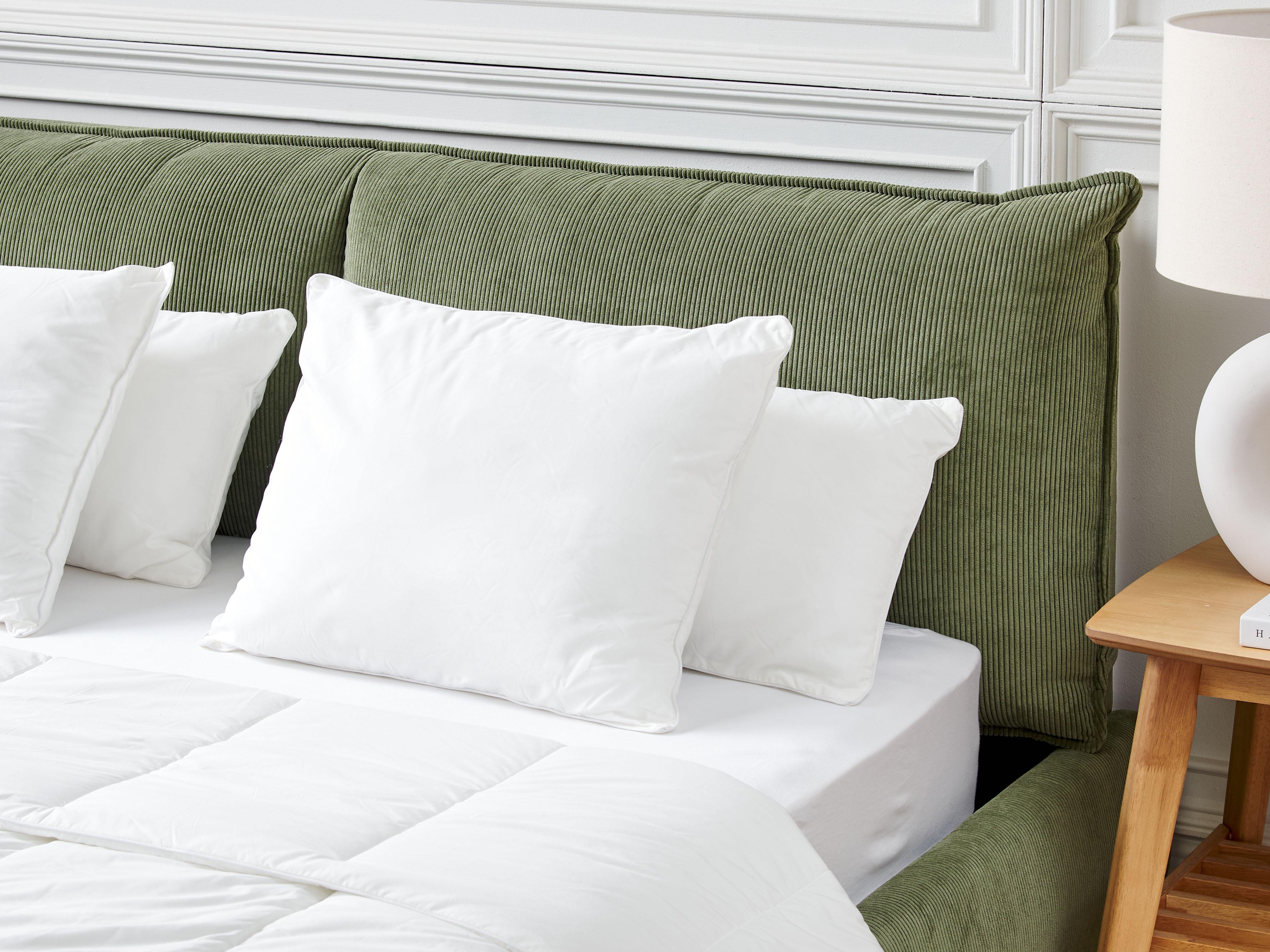 Bed Pillow TRIGLAV Low Polyester 50 x 60 cm White