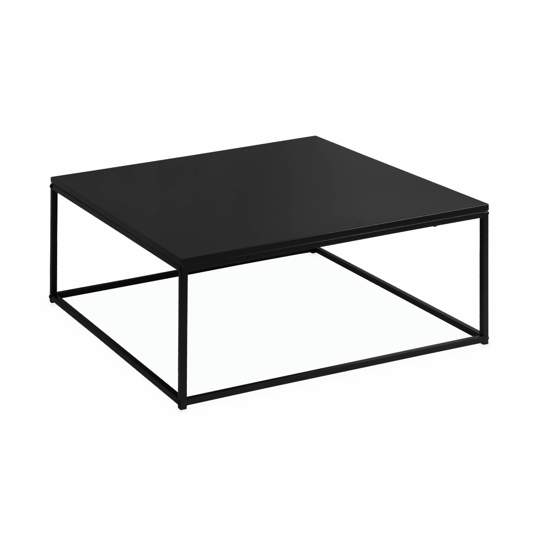 INDUSTRIELLE - Table basse, design industriel, structure métal