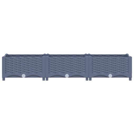 NNEVL Raised Bed 120x40x23 cm Polypropylene