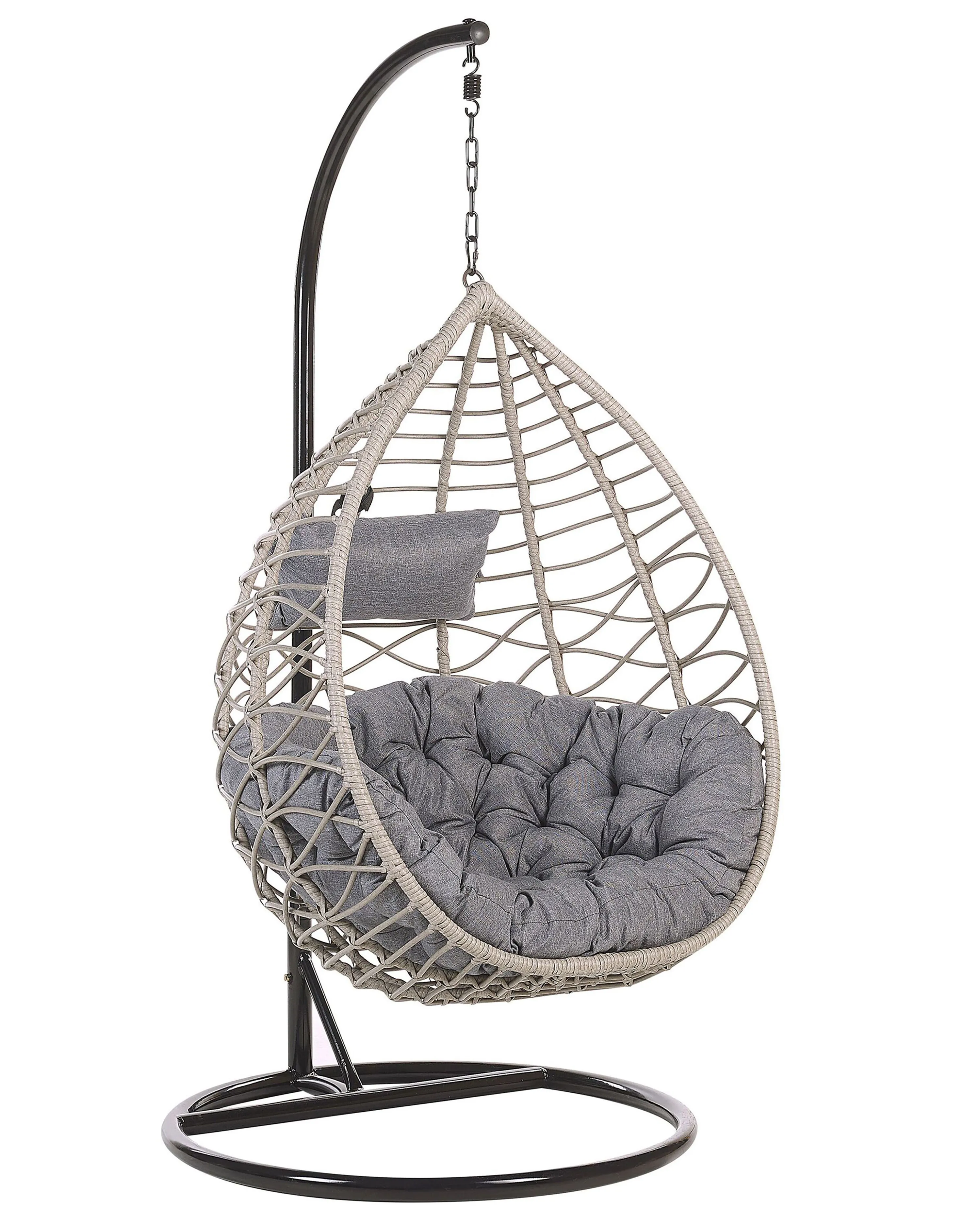 Hanging Chair ARSITA PE Rattan Grey