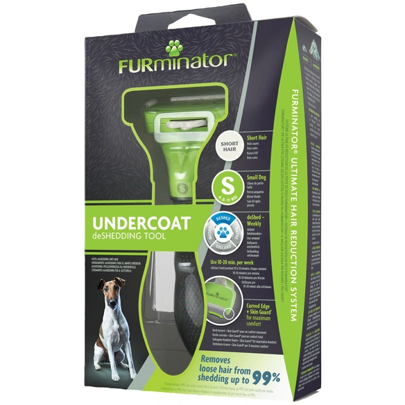 Bürste »deShedding TOOL«, S Kurzhaar, für kleine Hunde von 4,5 bis 9 kg, grün