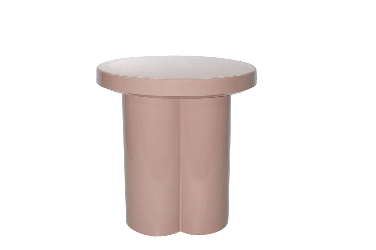 Brix salontafel Noa - roze - 43x43x45