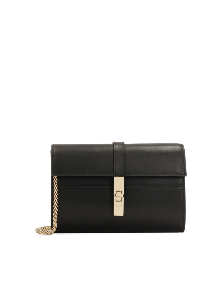 Visitor clutch bag with detachable chain