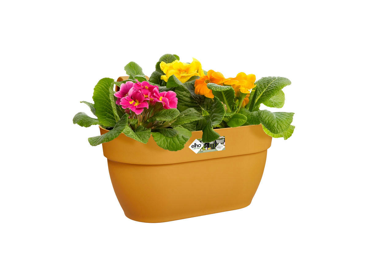 VIBIACAMPANA - Balconnière 36x24x27 cm en polypropylène jaune