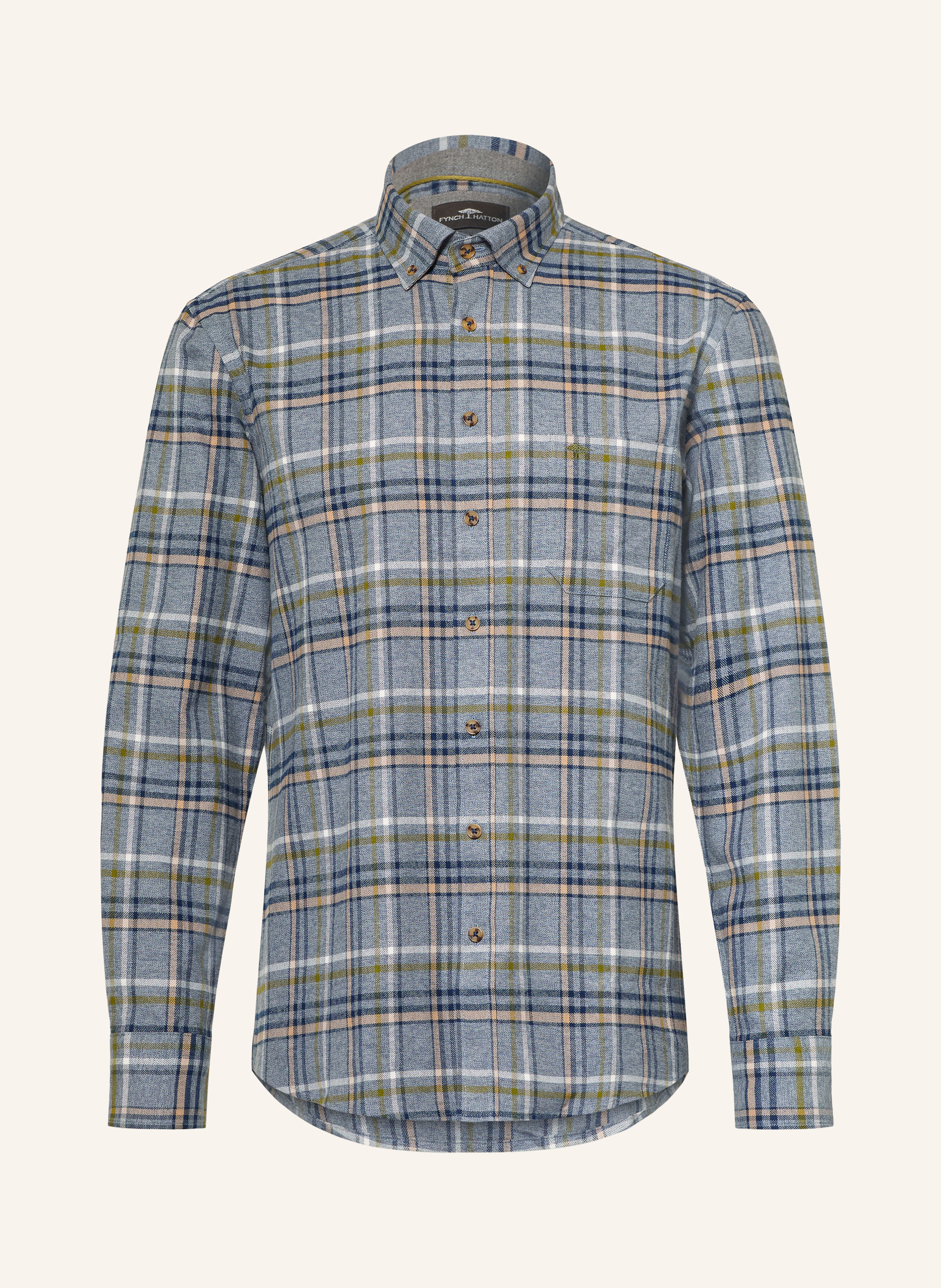 FYNCH-HATTON Flanellhemd Regular Fit