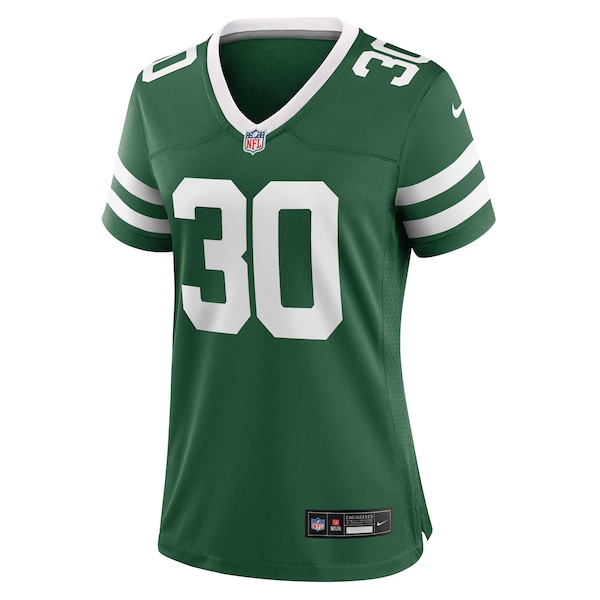 Michael Carter II New York Jets Nike Women's Team Game Jersey - Legacy Green