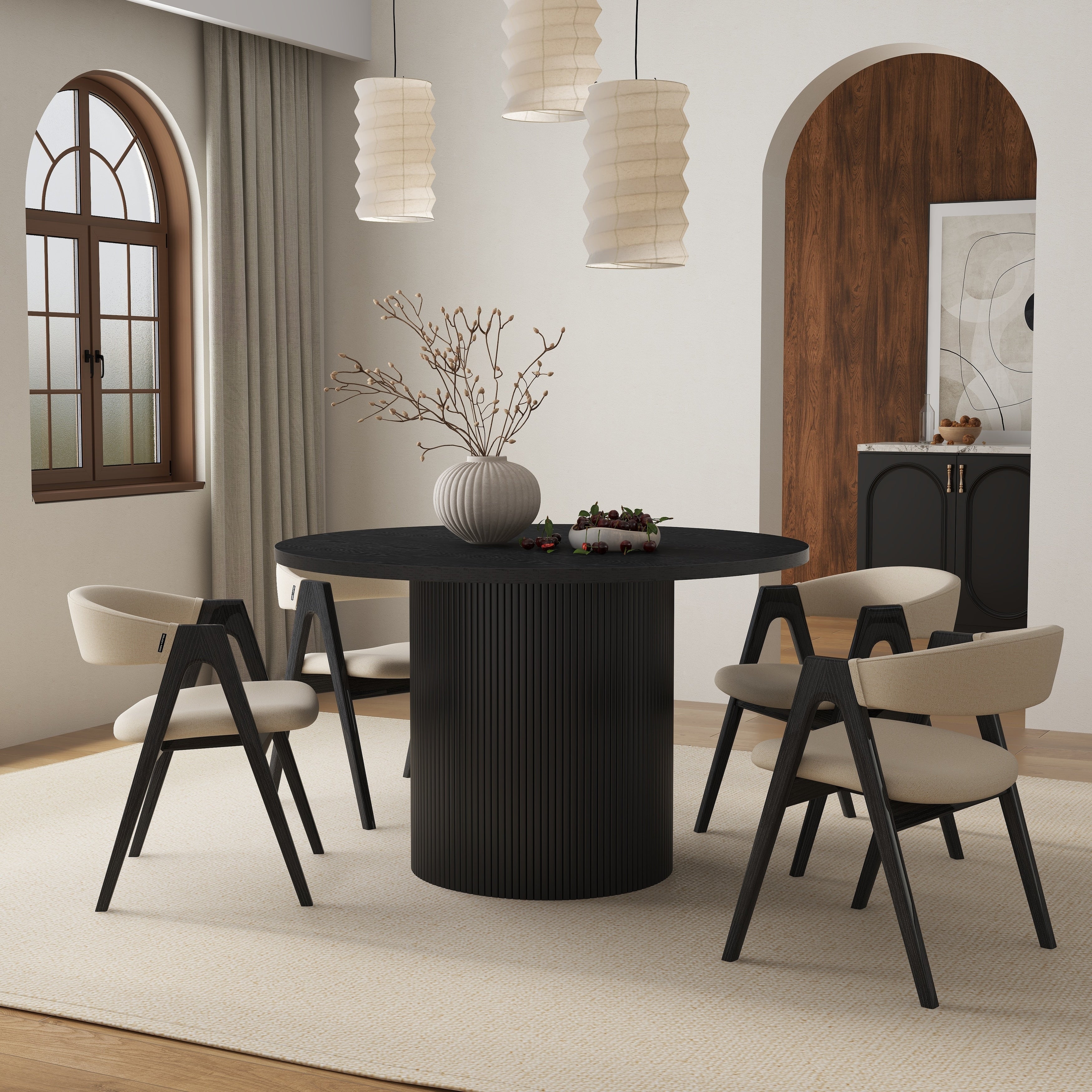 Round Pedestal Dining Table