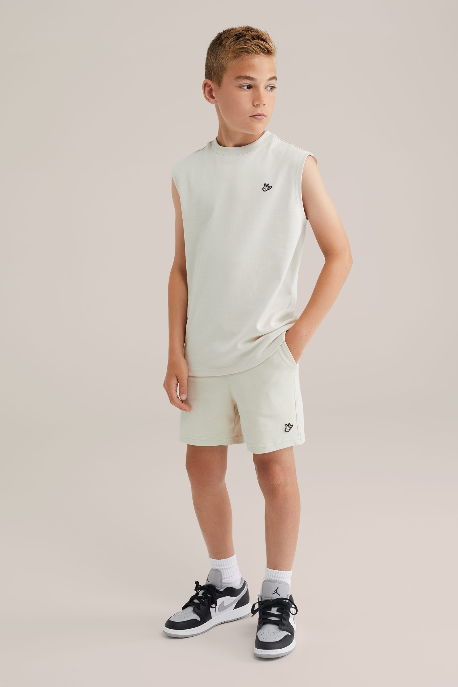 Jongens regular fit sweatshort