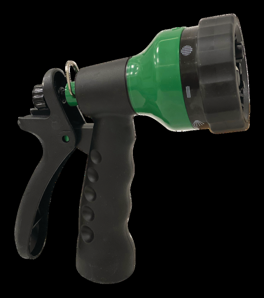 Garden Club Plastic 8-Pattern Rear-Trigger Garden Water Hose Spray Nozzle