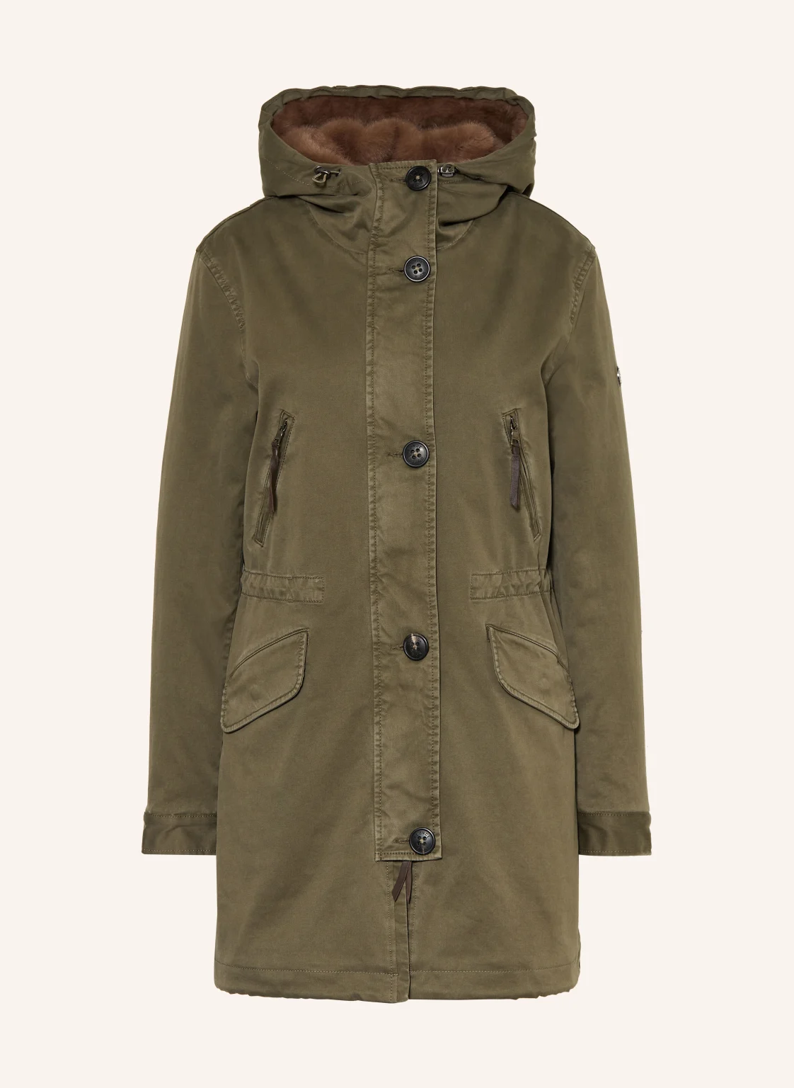 BLONDE No.8 Parka ASPEN mit Kunstfell