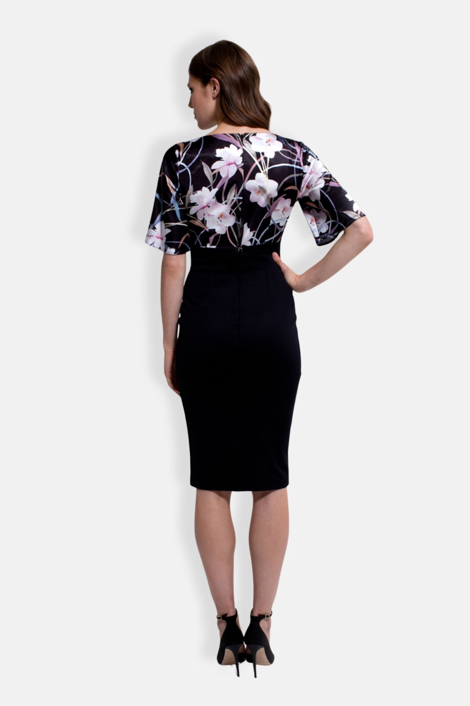 Hot Squash Short Sleeve Cocktail Dress
