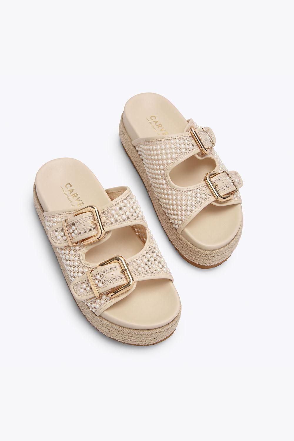 Carvela Perla Flatform' Fabric Sandals