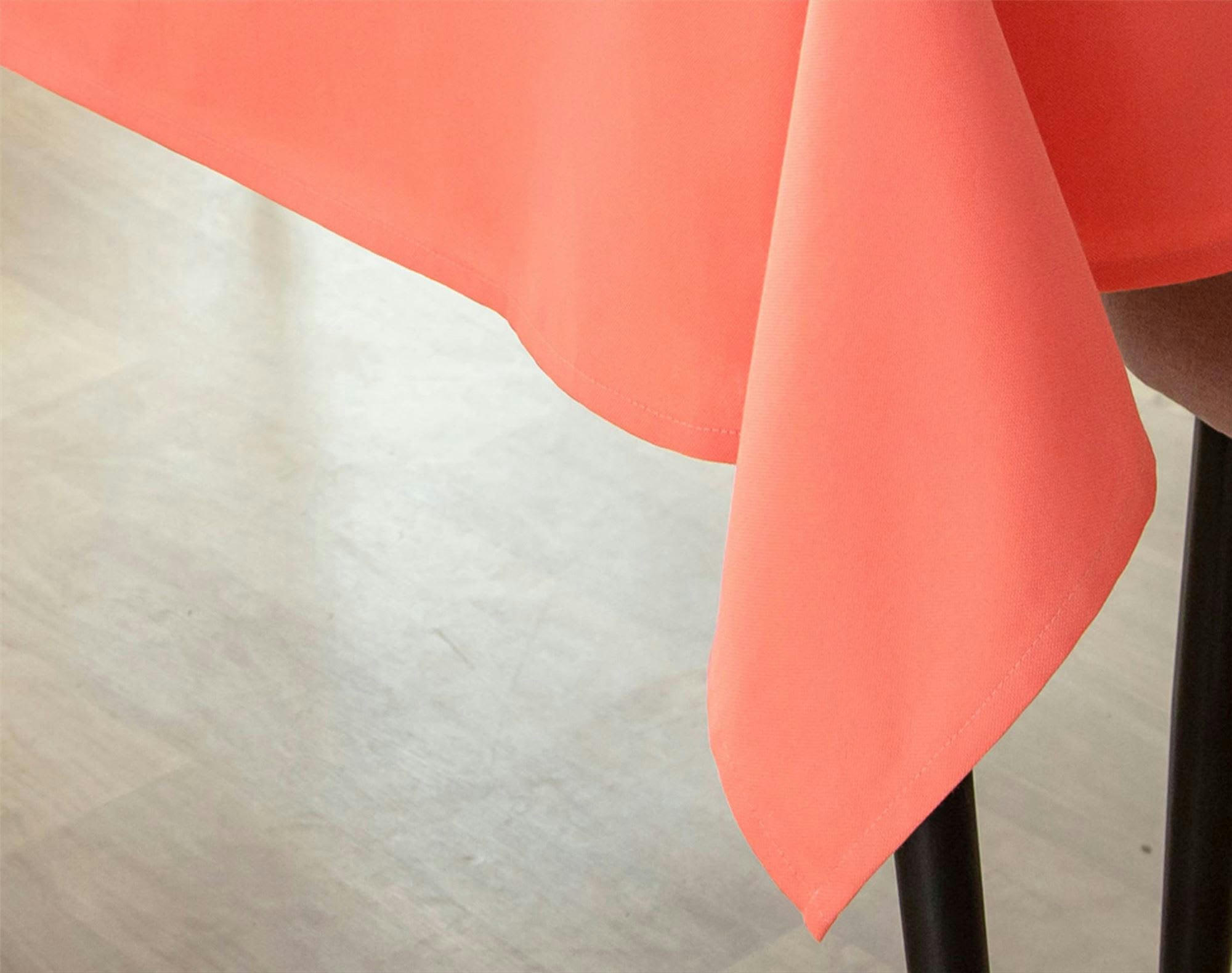 LONA - Nappe orange corail D.235 en coton