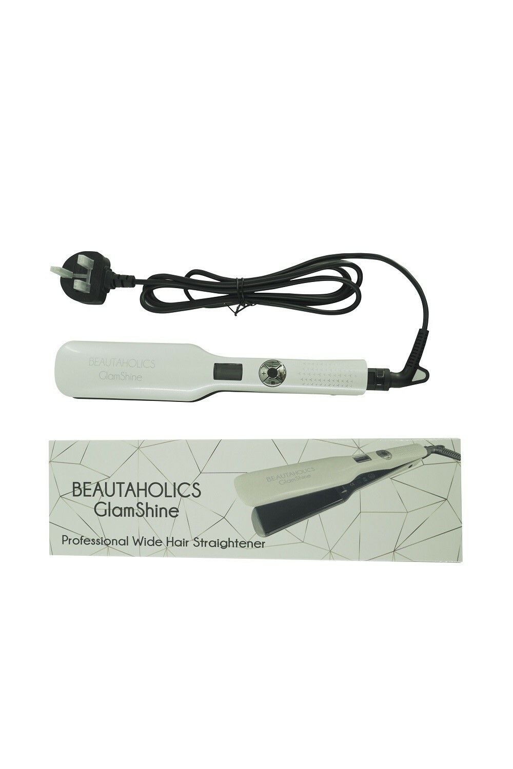 Beautaholics GlamShine Wide Plate Variable Heat Hair Straighteners