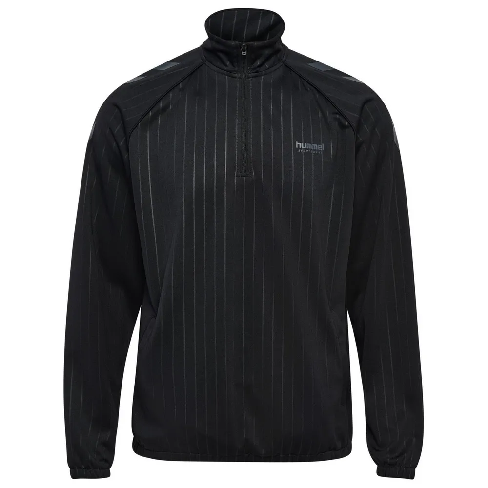 Hummel Stripe half zip sweatshirt