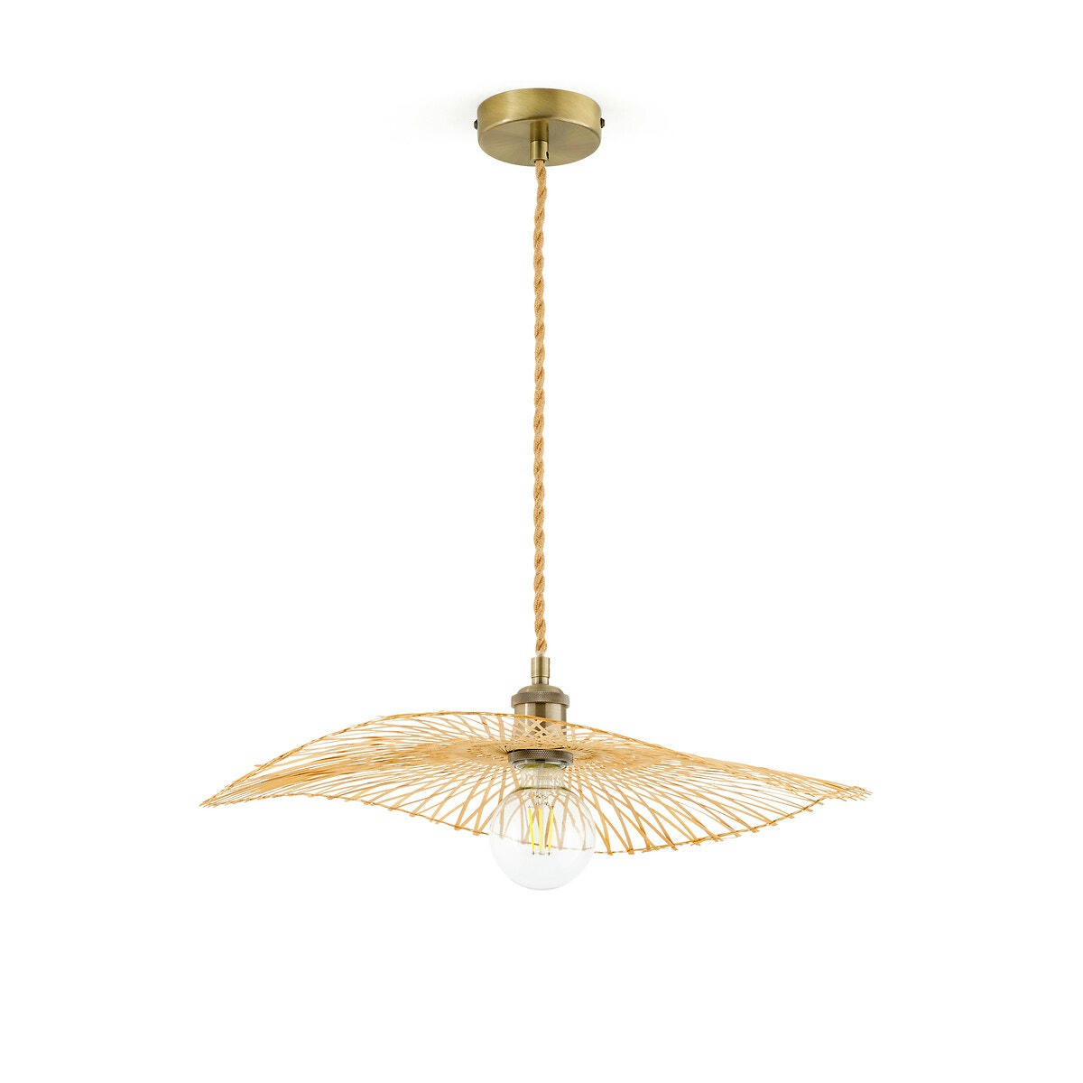 Suspension aérienne en bambou Ø50 cm, Ezia