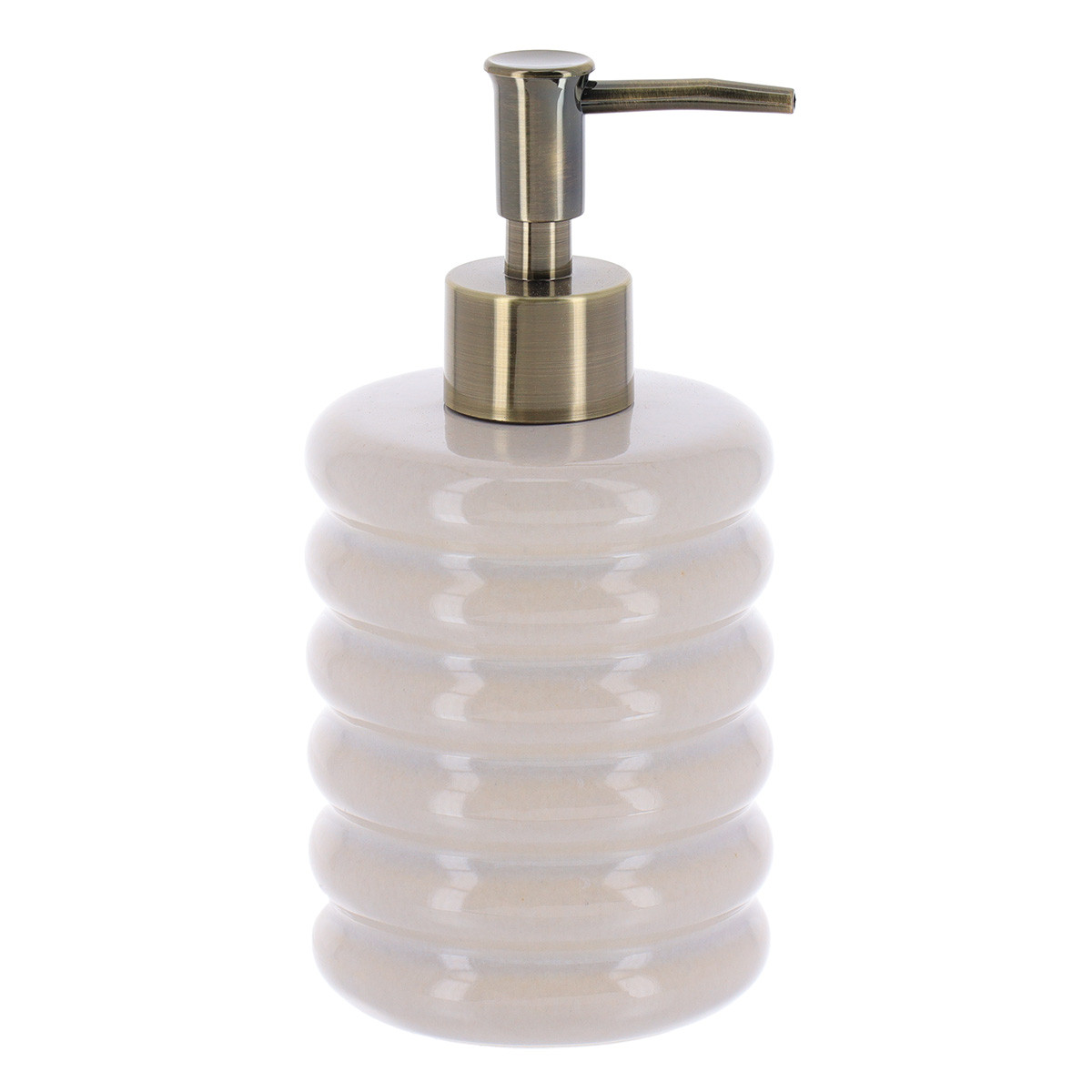 Dozownik łazienkowy Olive ceramiczny beżowy 400 ml
