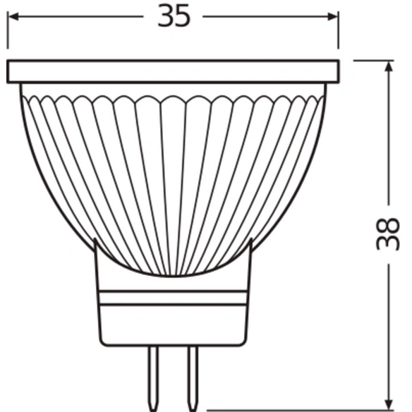 LED-Lampe »LED STAR MR11 12 V«, 2,5 W, 12 V