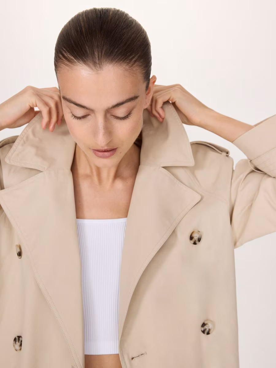 Double Breasted Oversized Trench Coat