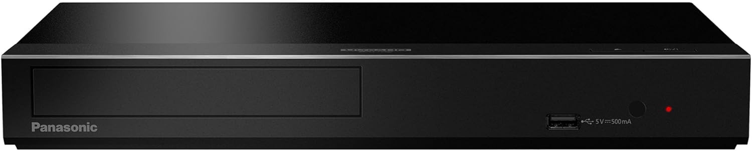 Panasonic Premium 4K Blu Ray Player  UHD DVD Blu Ray Player with Hi-Res Sound  4K VOD Streaming  HDR10+ and Dolby Vision™  DP-UB450 (Black)