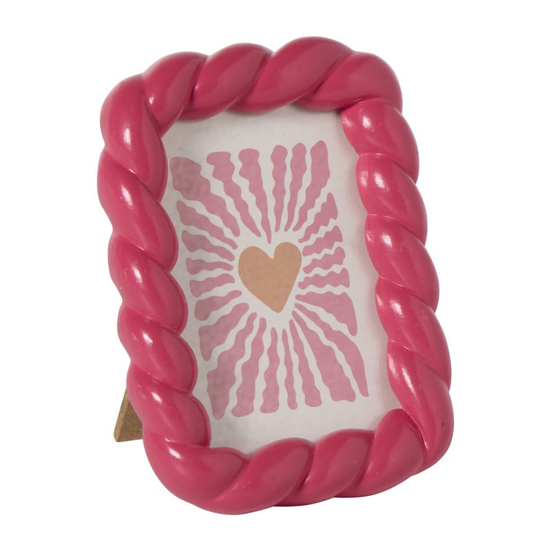 Mini fotolijstje - bordeauxrood - 7x9 cm