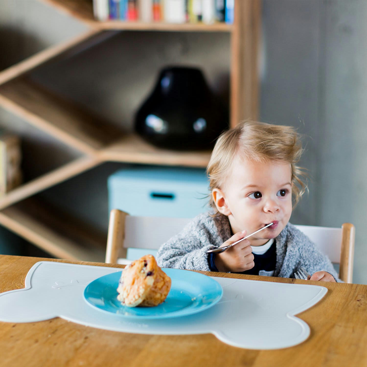 - Set de table en forme d’ours en silicone