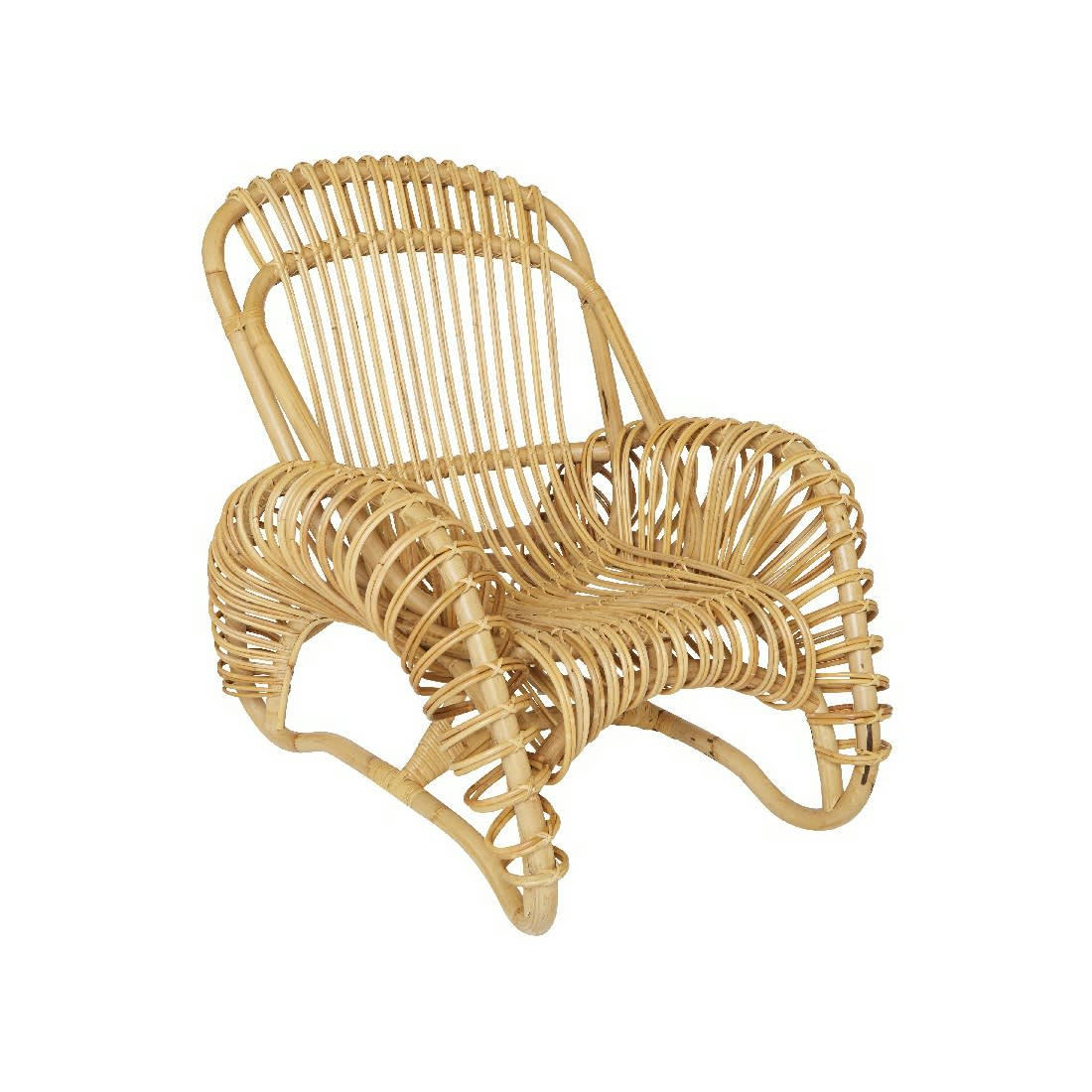BOUCLE - Fauteuil en rotin