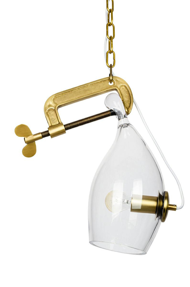 MOOSEE lampa wisząca VICE mosiądz