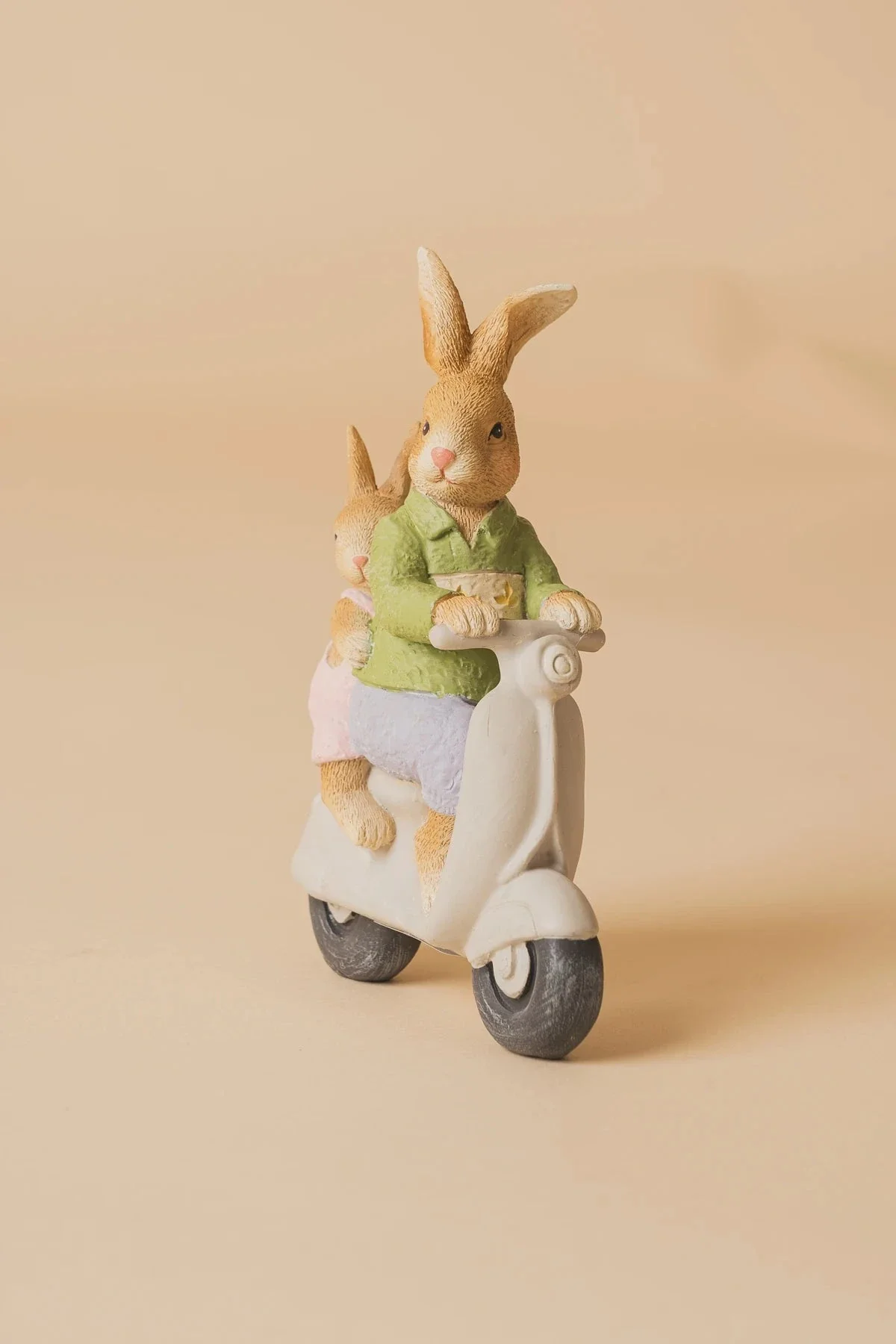 Decorative Bunnies On Vespa