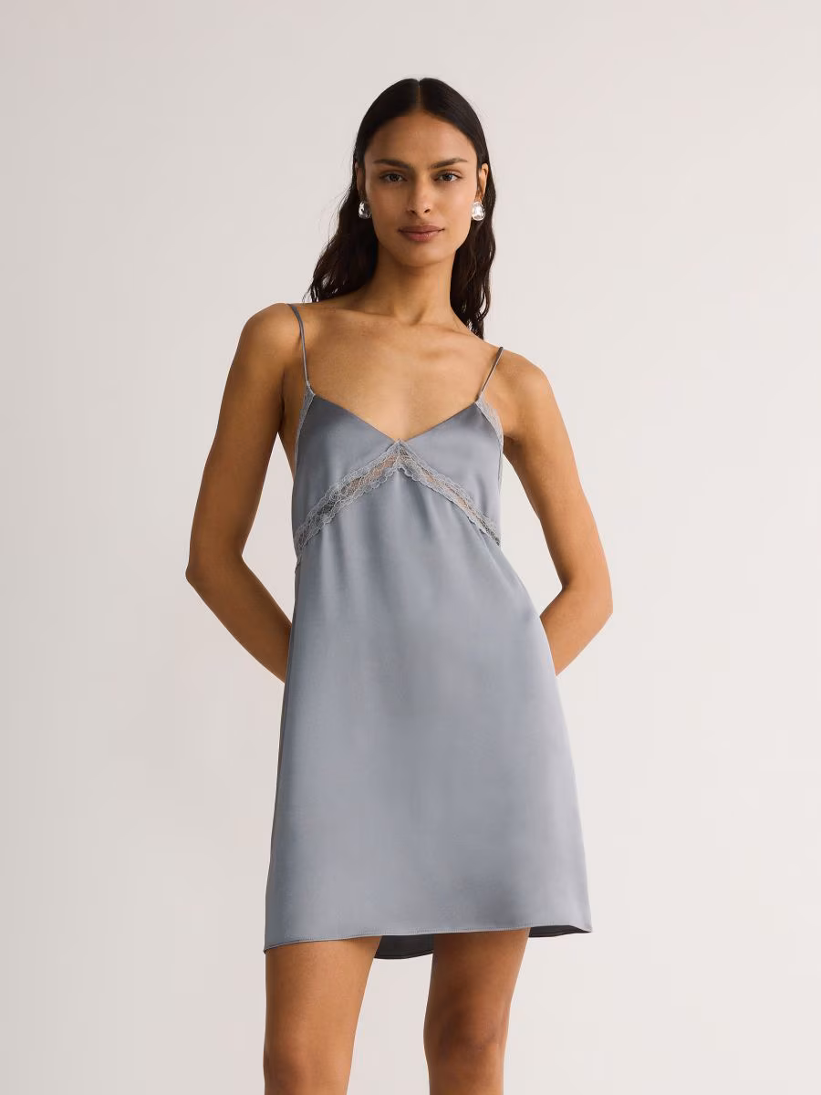 Satin Mini Dress