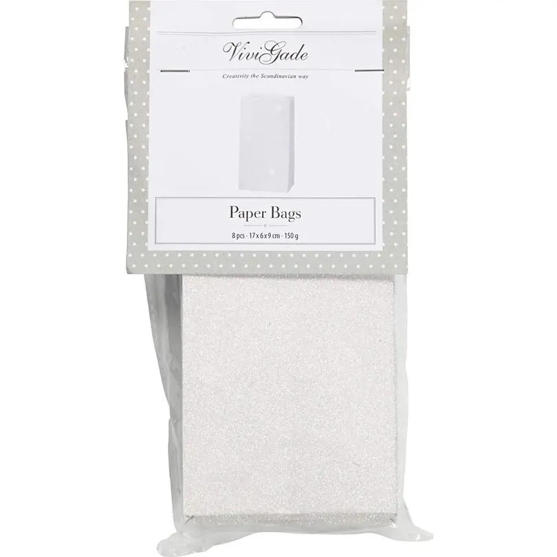 Geschenktüte 8er-Set Glitzer